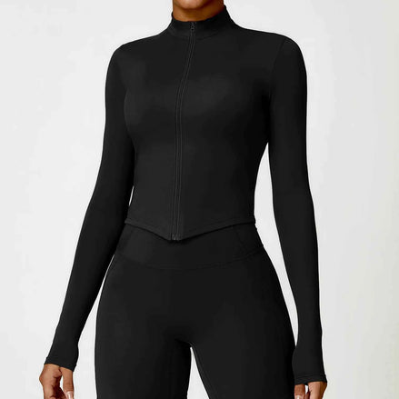 Women’s Long Sleeve Yoga Wear – Tight Fit, Breathable & Stretch