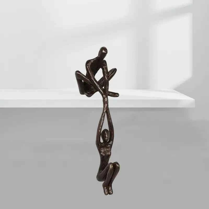 Dancing Couple Figurine – Romantic Resin Sculpture for Home Decor
