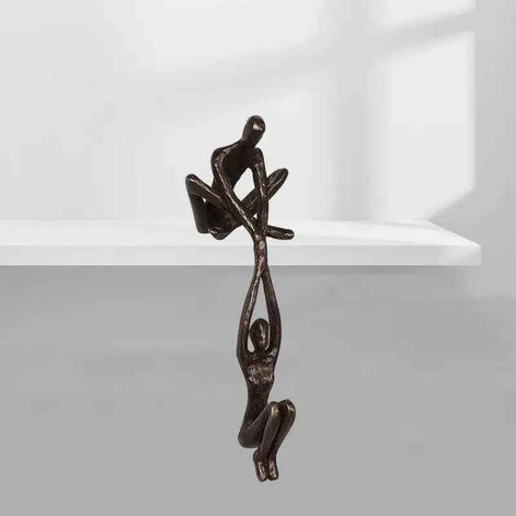 Dancing Couple Figurine – Romantic Resin Sculpture for Home Decor