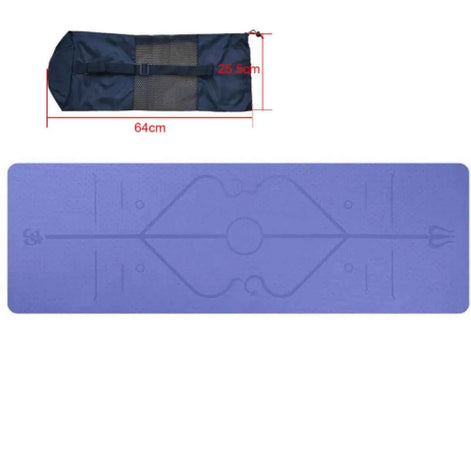 Non-Slip Fitness Yoga Mat – Cushioned, Durable & Lightweight for All Workouts