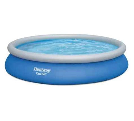 Bestway Inflatable Family Swimming Pool – Large Above Ground Pool for Adults & Kids (300x76cm, Durable PVC, Easy Setup)