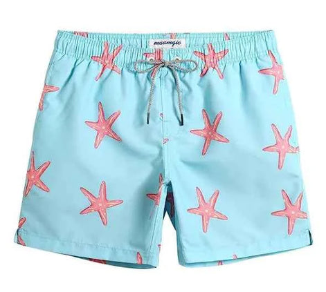 Men’s 5-Inch Beach Shorts – Quick-Dry Summer Swimwear