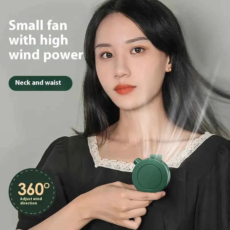 Mini USB Portable Fan – Compact, Quiet, Rechargeable with 3-Speed Settings