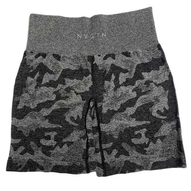 Women’s Camouflage Yoga Shorts – Seamless, Breathable & Stretch Fit