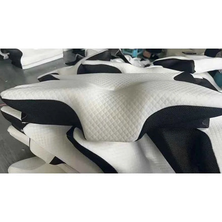 Orthopedic Memory Foam Cervical Pillow | Ergonomic Butterfly Neck Support Cushion for Pain Relief & Alignment