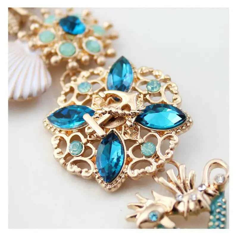 Ocean-Themed Starfish & Anchor Bracelet – 99 Carat Inspired Jewelry