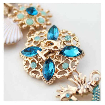 Ocean-Themed Starfish & Anchor Bracelet – 99 Carat Inspired Jewelry