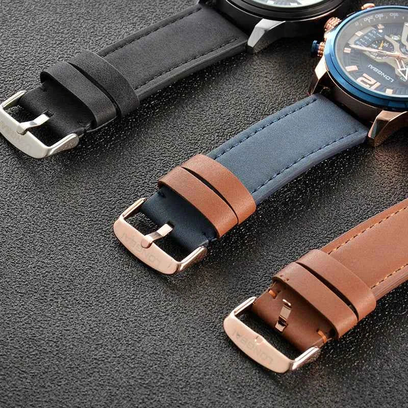 Luxury Multifunctional Waterproof Quartz Watch for Men – Sport & Classic Design