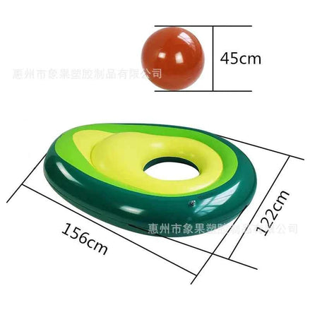 Inflatable Avocado Pool Float – Fun Pool Lounger for Kids & Adults, Durable PVC, Summer Beach Accessory