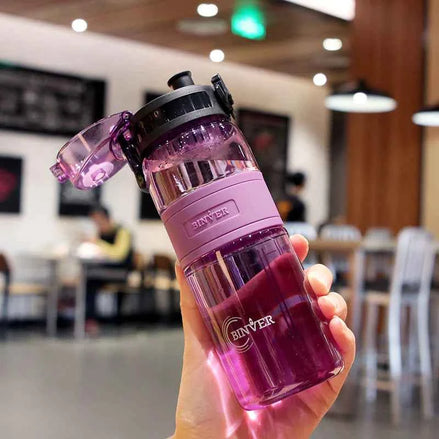 Sports Plastic Water Bottle – 500ml BPA-Free Portable Cup for Gym, Travel & Outdoor Use | Heat-Resistant, Anti-Fall, Eco-Friendly Hydration Bottle