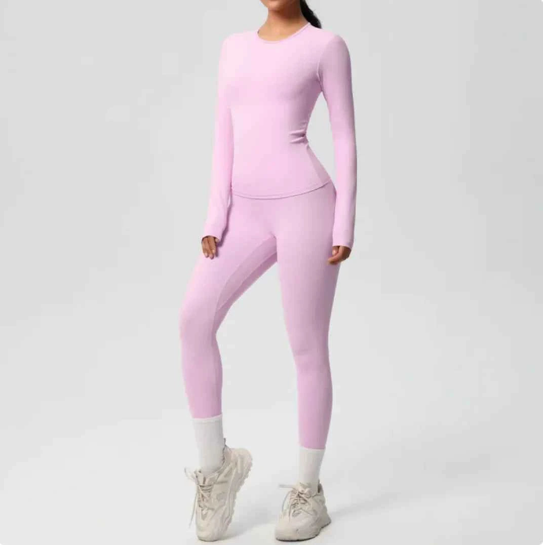 Premium Double-Sided Yoga Suit – Seamless, Stretch & Comfort