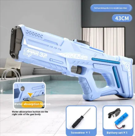 🚀 Viral Electric Repeating Water Gun – Long Range Rechargeable Blaster