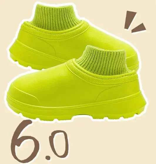 Women’s Fashionable Waterproof Cotton Slippers – Soft, Stylish & Durable