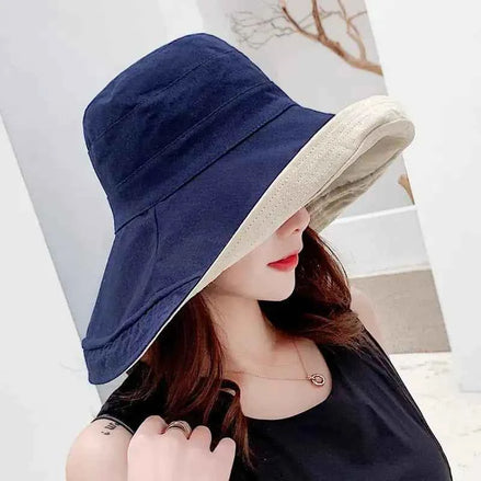 Women’s UV Protection Sun Hat | Wide Brim Foldable Summer Face Shield Hat