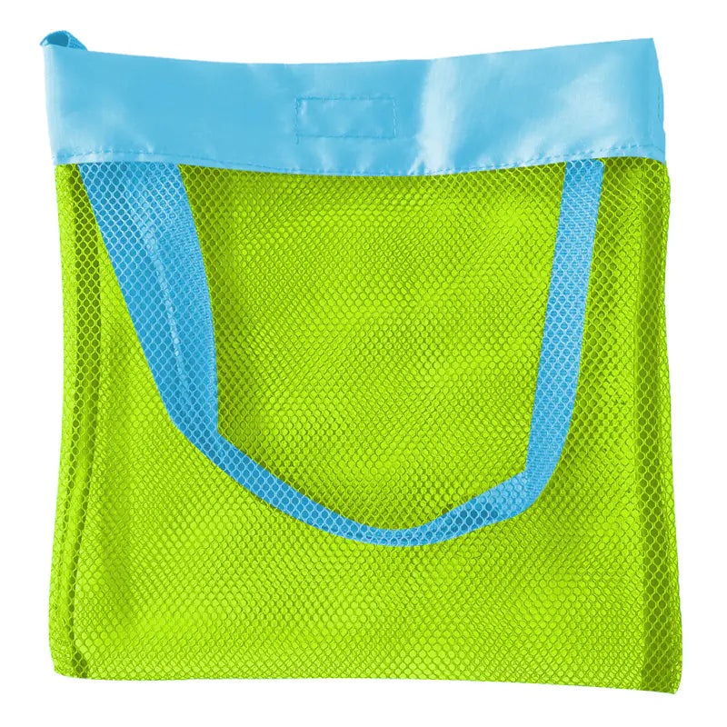 Summer Portable Mesh Beach Bag – Lightweight Toy & Shell Organizer for Kids