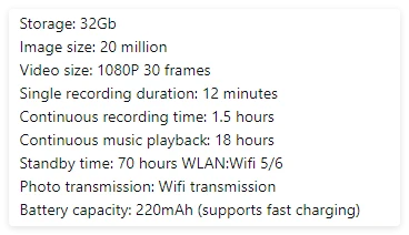 AI Tech Smart Glasses - HD Video Recording & Touch Controls