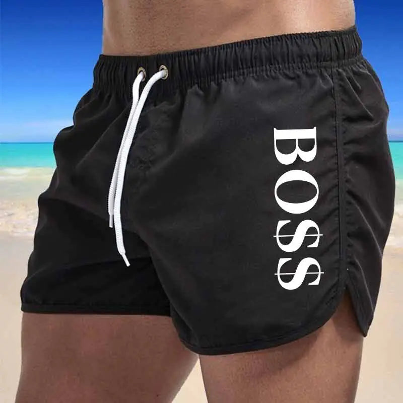 Men’s Multi-Color Beach Shorts – Stylish Polyester Swimwear