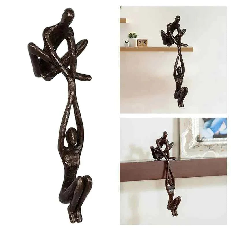 Dancing Couple Figurine – Romantic Resin Sculpture for Home Decor