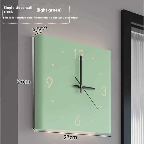 Modern Living Room Wall Clock | Silent Quartz Wall Clock with LED Option | Minimalist Decorative Timepiece for Home & Office