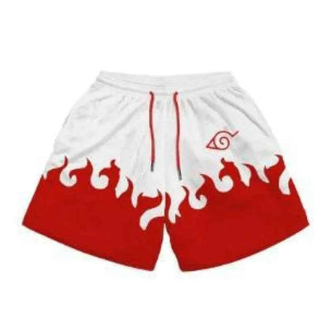 Anime Print Men’s Beach Shorts – Bold Summer Swimwear