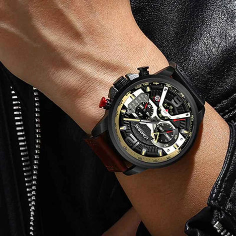 Luxury Multifunctional Waterproof Quartz Watch for Men – Sport & Classic Design