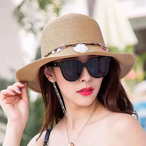 Versatile Summer Straw Hat for Women & Girls | Beach UV Protection Sun Hat