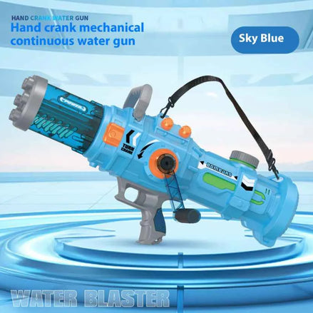Gatling Hand-Crank Water Gun – Rapid-Fire Soaker for Ultimate Summer Battles