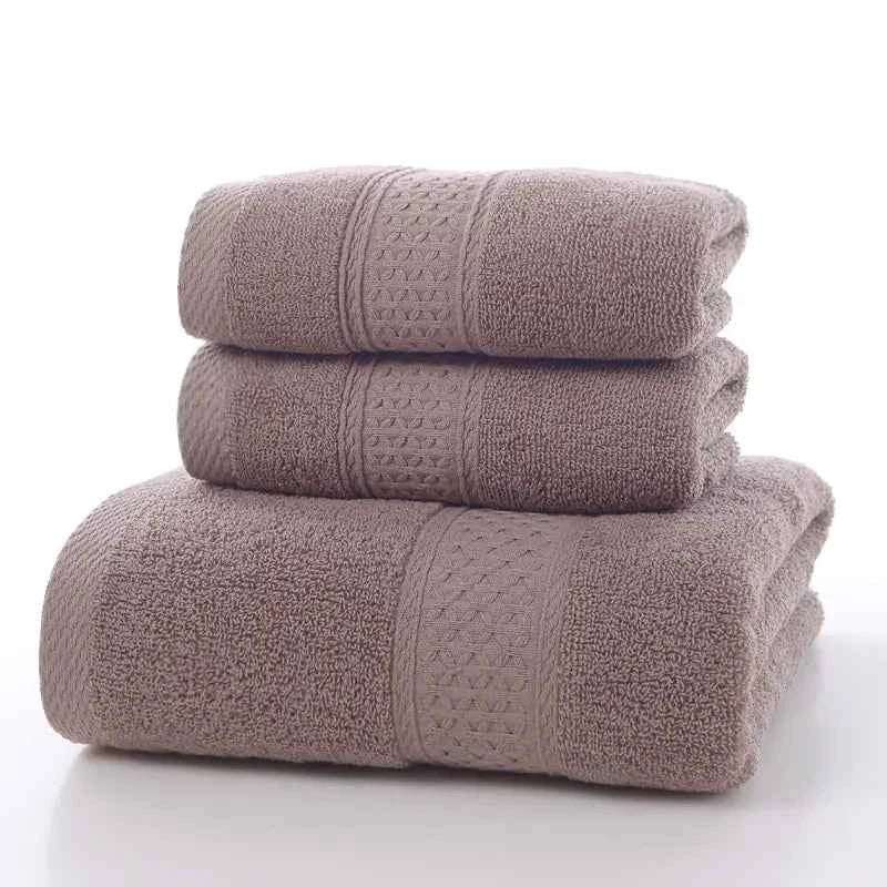 Milan Cotton Towel Set – Thick & Absorbent Bath Towels Combo