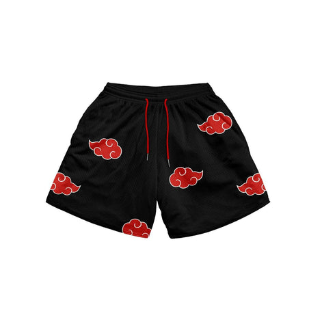 Anime Print Men’s Beach Shorts – Bold Summer Swimwear
