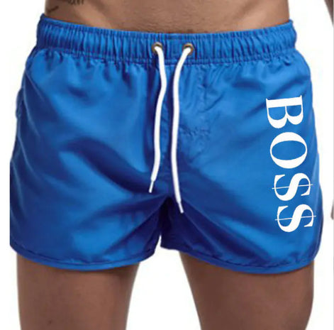 Men’s Multi-Color Beach Shorts – Stylish Polyester Swimwear