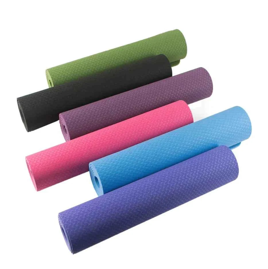 Thick Non-Slip Yoga Mat – Extra Cushion & Stability for Yoga, Pilates & Fitness