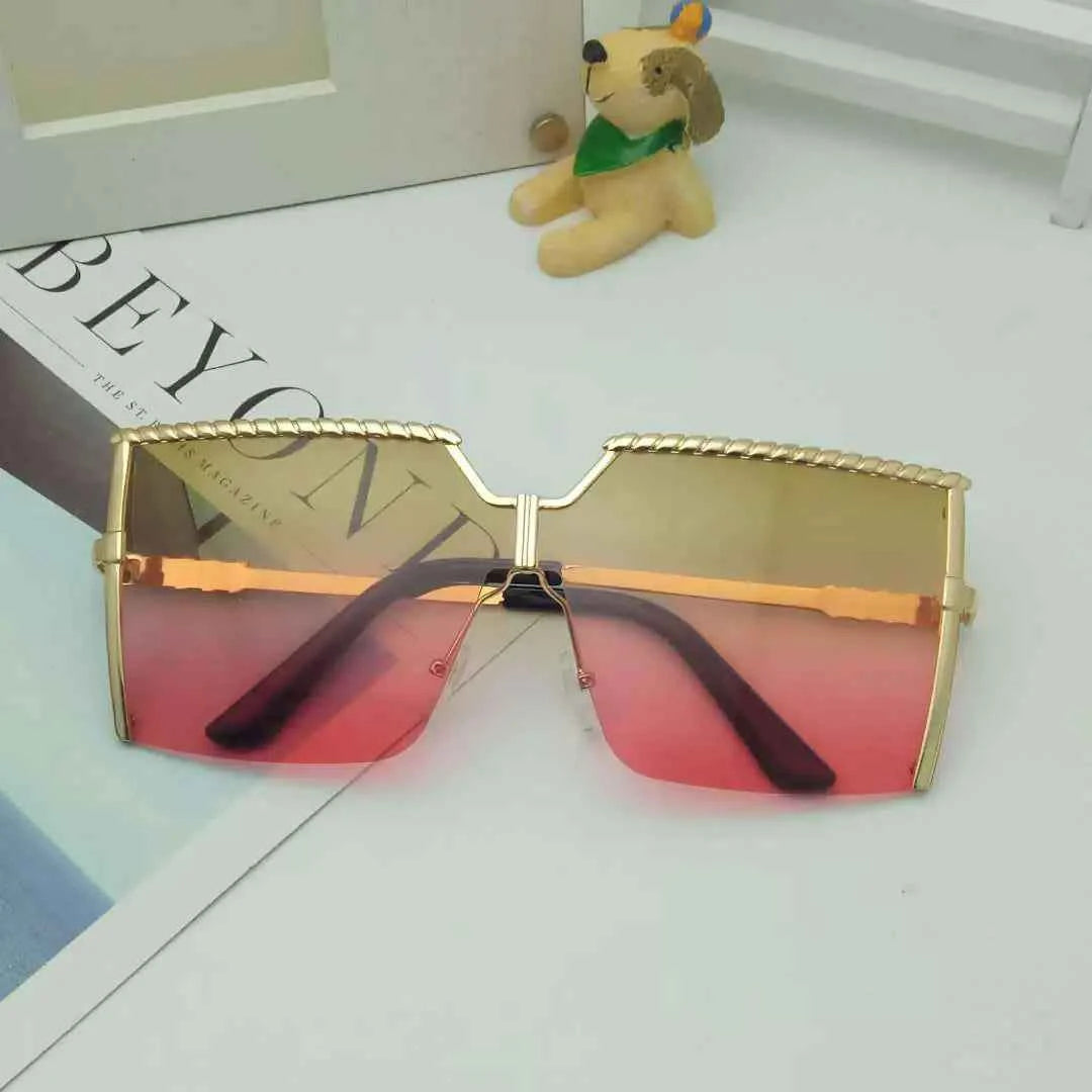 Trendy Frameless Sunglasses | UV400 Ocean Lens Fashion Shades