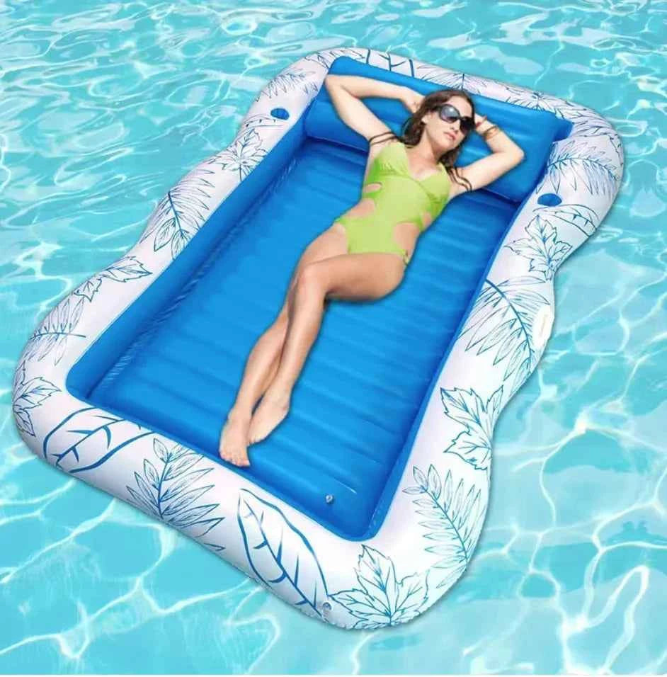 Inflatable Pool Lounger Float Boat – Large Comfortable Water Sofa for Pool, Beach & Backyard Relaxation