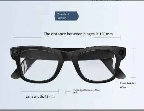 AI Tech Smart Glasses - HD Video Recording & Touch Controls