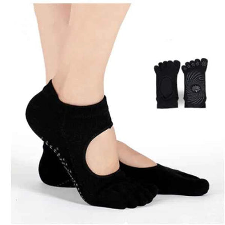 Yoga Socks with Five Toe Design – Non-Slip, Breathable & Comfortable