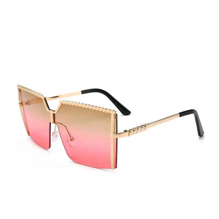 Trendy Frameless Sunglasses | UV400 Ocean Lens Fashion Shades