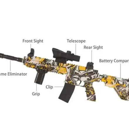 Electric Graffiti Water Gun – Automatic Rechargeable Spray Blaster