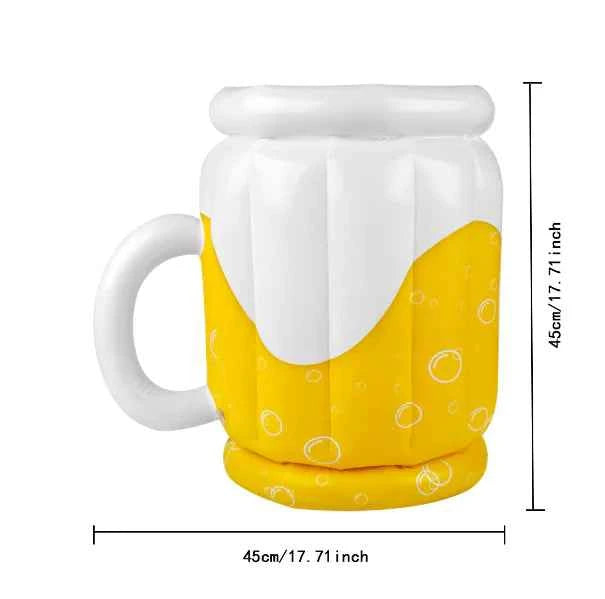 Inflatable Pineapple Pool Drink Holder – Floating Snack & Beverage Tray for Pool Parties & Beach Fun