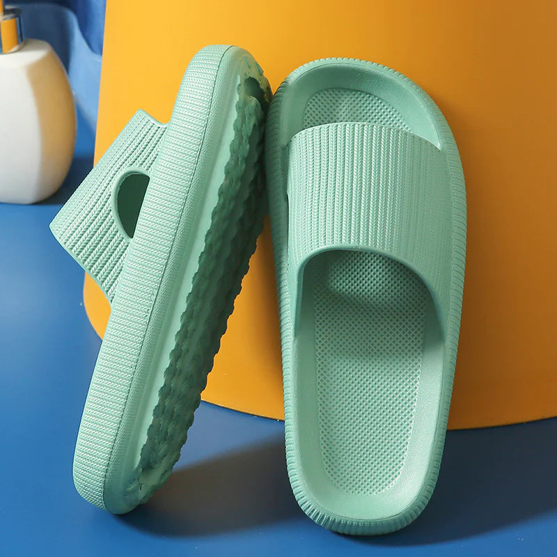 CloudStep™ Platform Beach Slippers – Cushioned Comfort for Summer