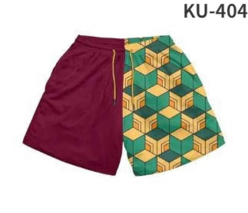 Anime Print Men’s Beach Shorts – Bold Summer Swimwear