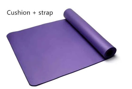 NBR Textured Yoga Mat – Extra Thick, Non-Slip & Cushioned for Comfort