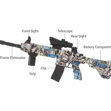 Electric Graffiti Water Gun – Automatic Rechargeable Spray Blaster