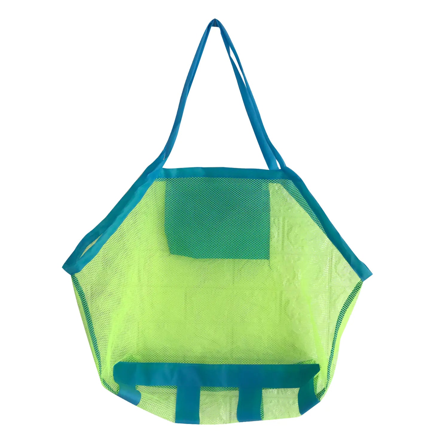 Summer Portable Mesh Beach Bag – Lightweight Toy & Shell Organizer for Kids