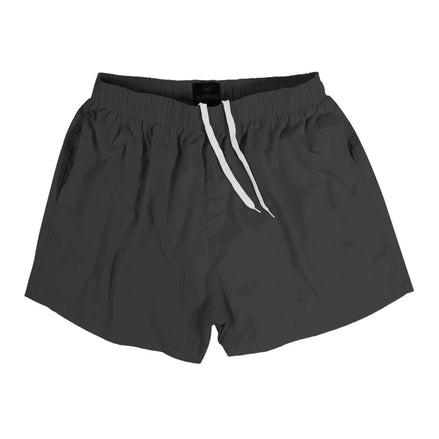 MYJAJAYI Men's Swim Trunks - Quick Dry Dark Gray Beach Shorts