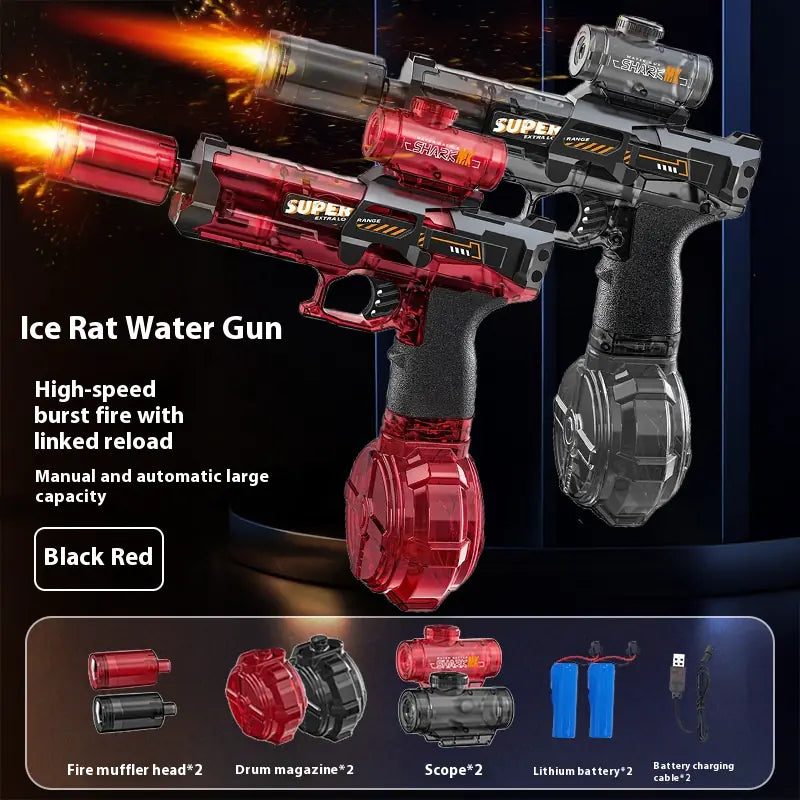 ❄️ Ice Rat Electric Water Gun – High-Speed Automatic Blaster