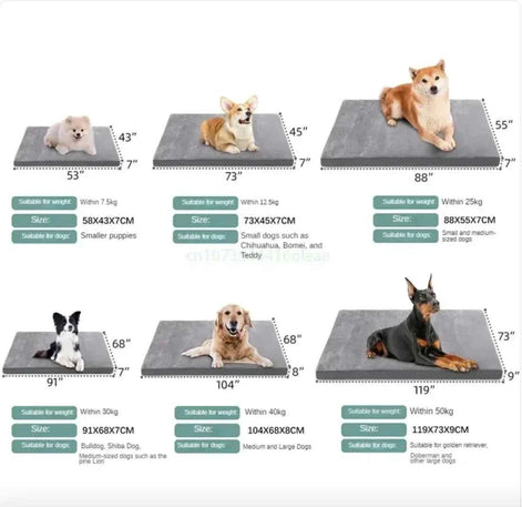 Waterproof Orthopedic Dog Bed | Washable, Non-Slip & Durable Pet Mattress