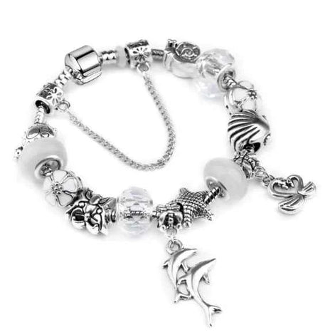 Trendy Ocean Animal Crystal Bracelet – Women’s Marine Charm Jewelry