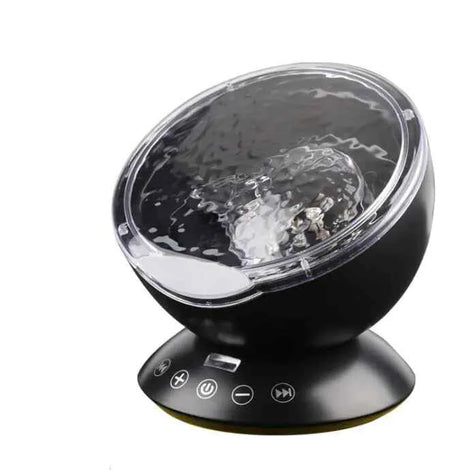 Ocean and Star Projector Lamp – LED Wave Light with Remote Control | Relaxing Night Light for Bedroom, Meditation & Home Decor