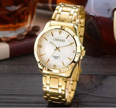 Couple’s Waterproof Quartz Watch – Deluxe Morning Edition, Unisex