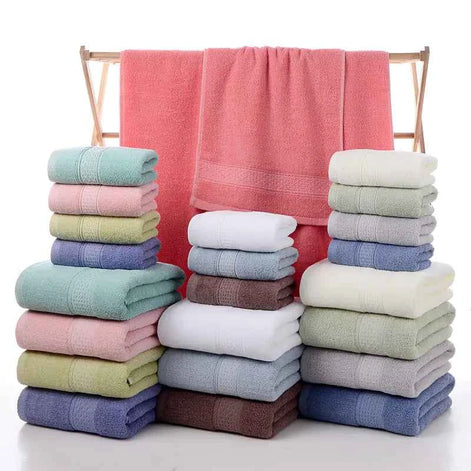 Milan Cotton Towel Set – Thick & Absorbent Bath Towels Combo